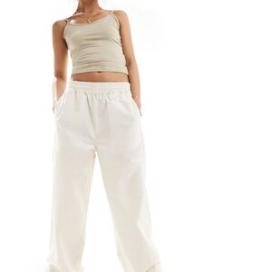 The North Face | Easy Wind | Off White Wide-Leg Pants | SZ XS | NWT